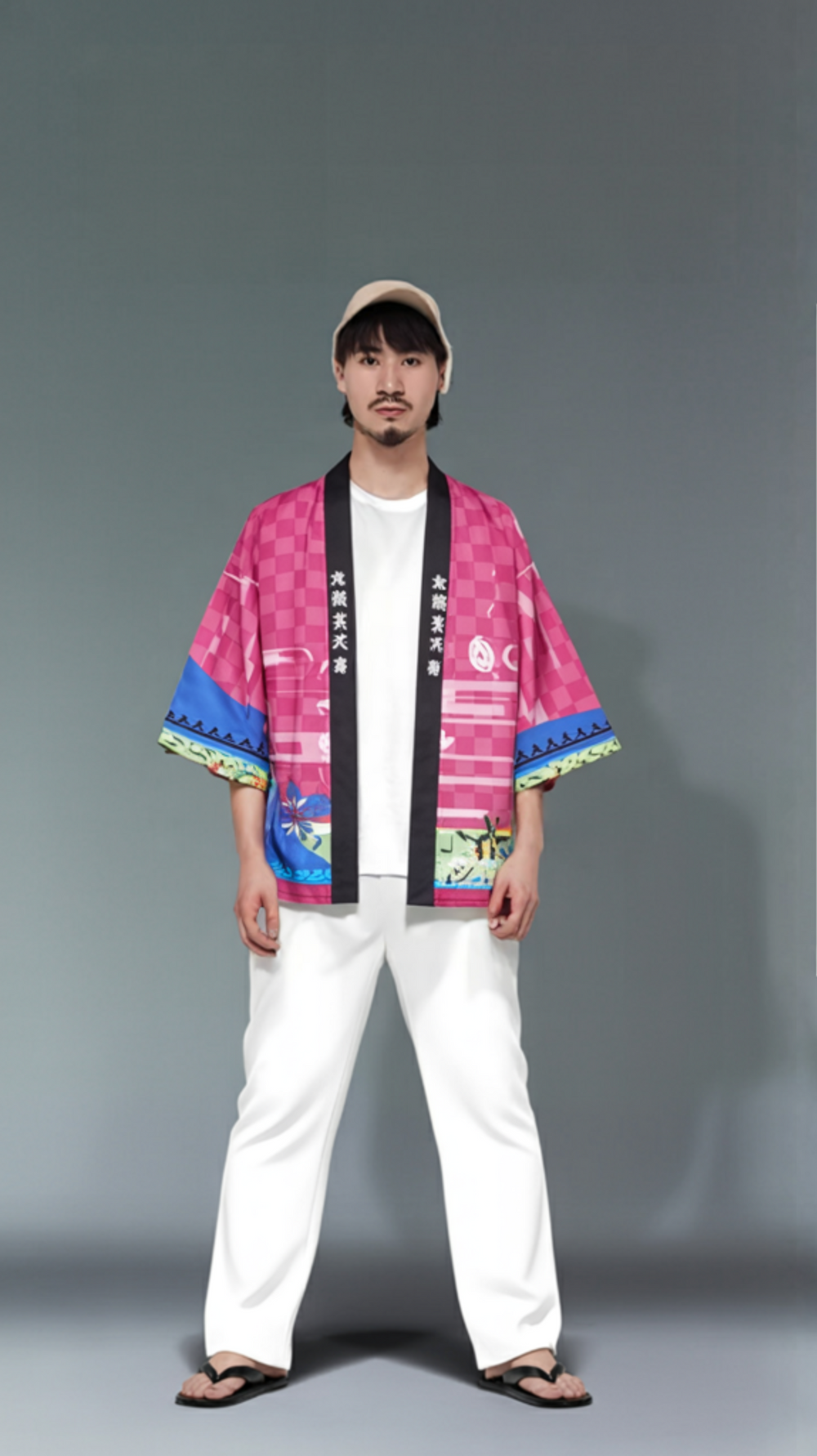 Kitsune Mask Harmony Kimono Cardigan