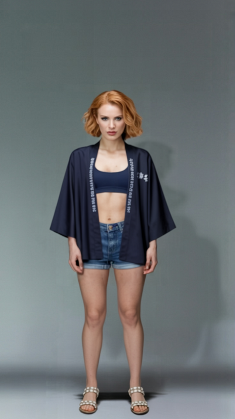Skull Command Haori Kimono Cardigan