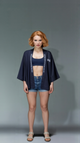 Skull Command Haori Kimono Cardigan