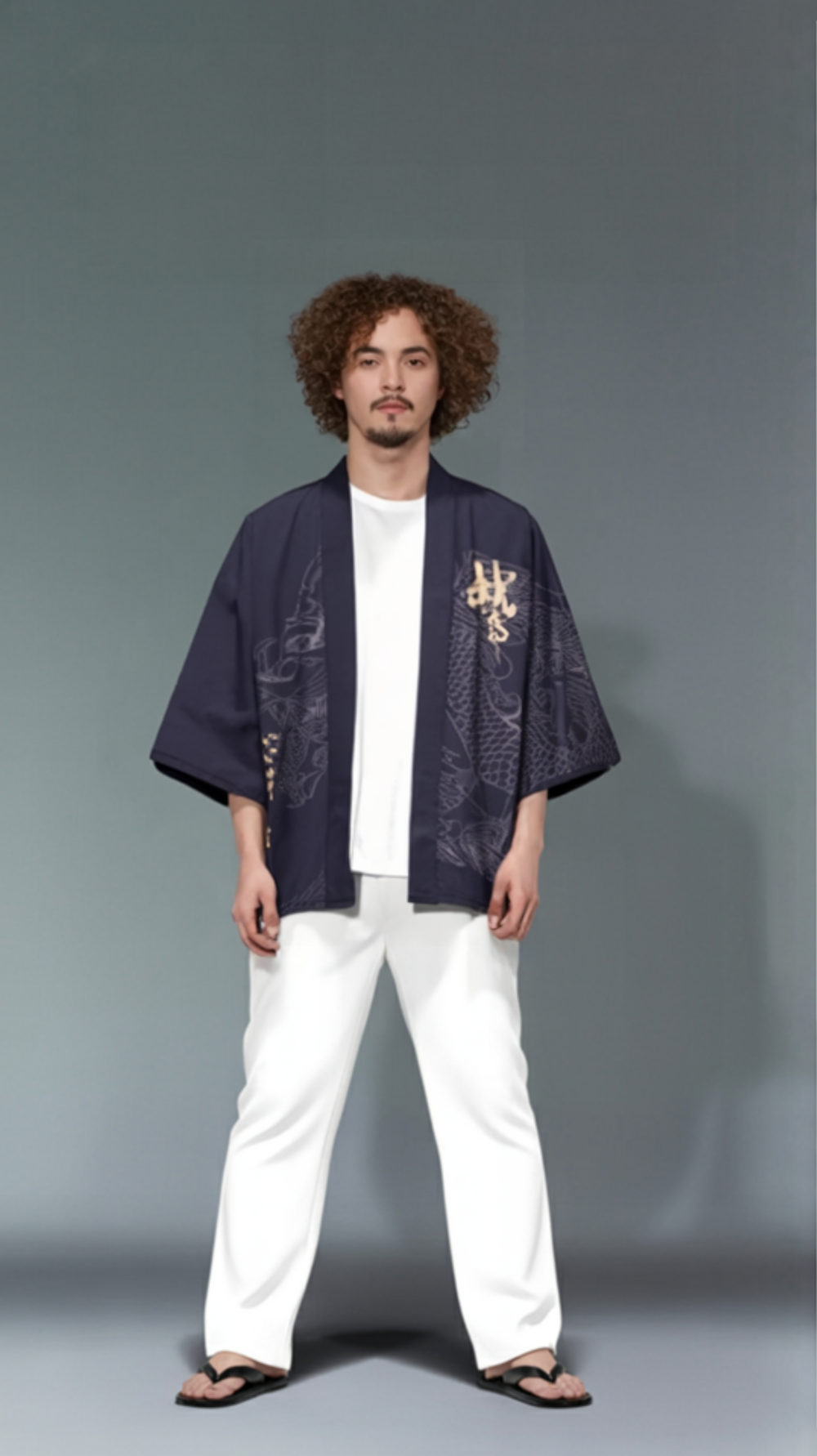 Warrior's Cloud Symphony Kimono Cardigan