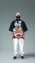 Lion Dance-Inspired Kimono Shirt – Bold and Colorful Design for Anime & Streetwear Fans
