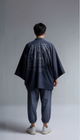 Black Eight Trigrams Kimono Jacket – Minimalist Taoist Haori Cardigan