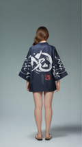 Oni Mask Kimono Jacket – Japanese Demon & Kanji Streetwear Style
