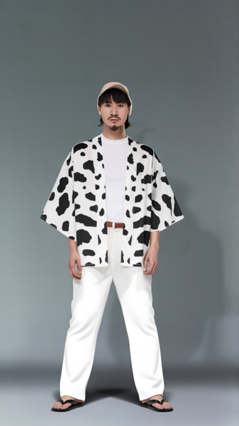 Colorful World Dalmatian Pattern Kimono Jacket