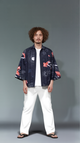 Koi & Fireworks Night-Sky Kimono Cardigan – Unisex