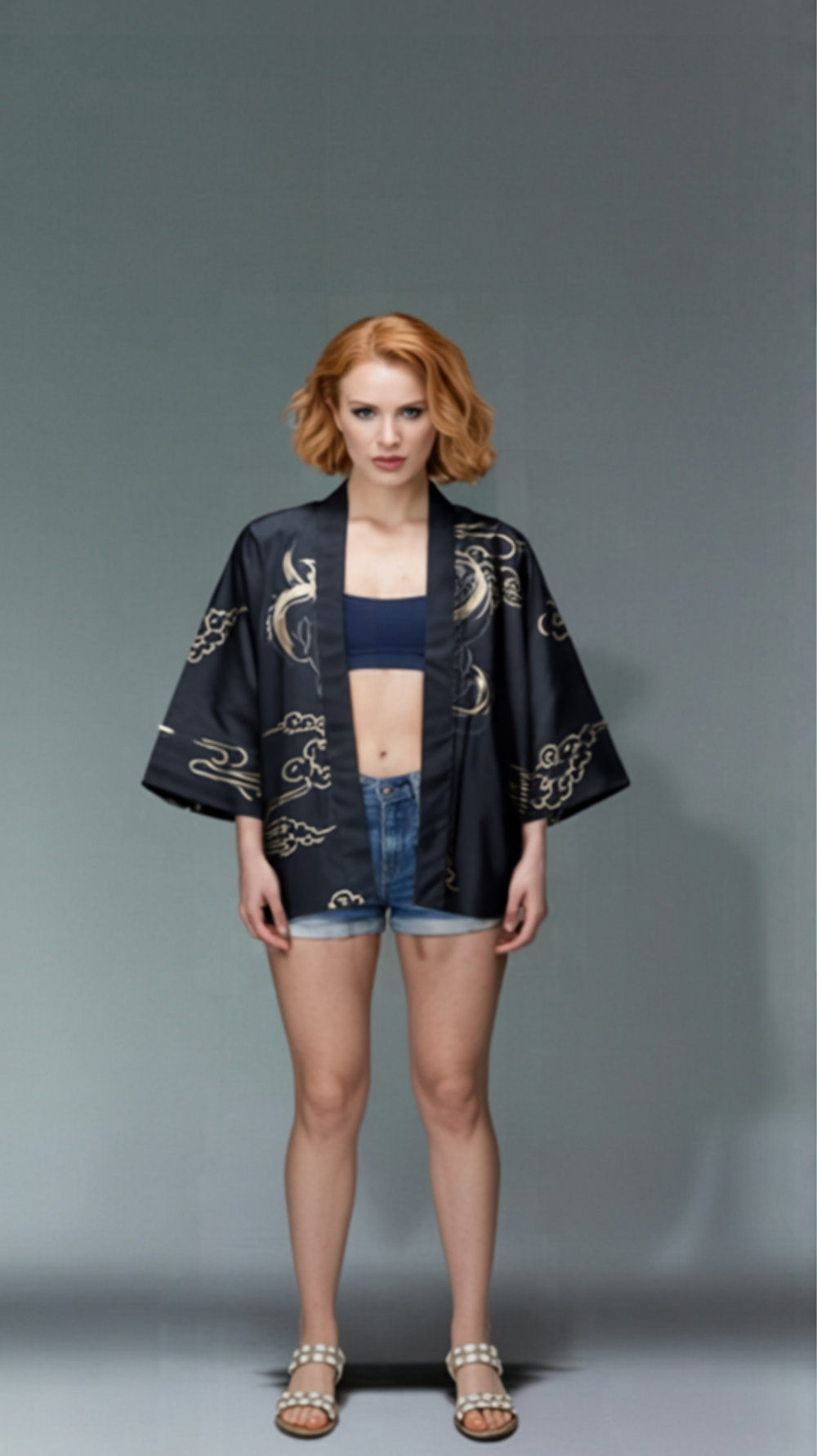 Golden Oni Kimono Cardigan
