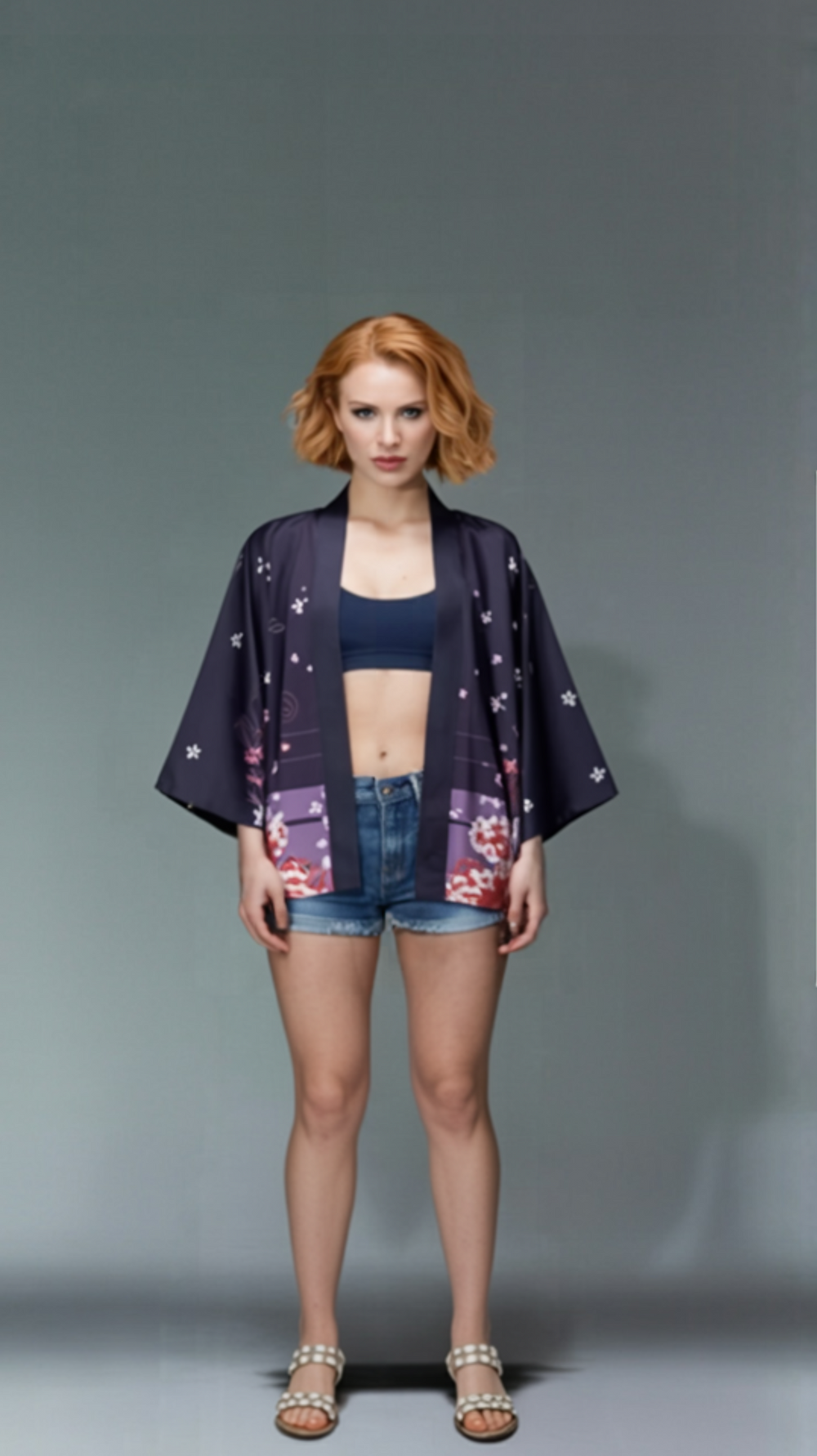 Blossom Guardian Fox Kimono
