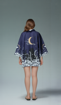 Midnight Ocean Kimono Jacket – Moon & Tentacle Edition