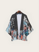 Ukiyo Haori Kimono Jacket | Bold Wave & Goddess Print
