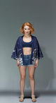 Midnight Ocean Kimono Jacket – Moon & Tentacle Edition