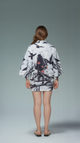 Dark Ninja Crow Kimono – Anime-Inspired Haori with Shadow Warrior & Red Cloud Cloak