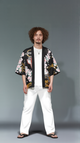 Cherry Koi Wave Haori Kimono Jacket – Black Sakura Streetwear
