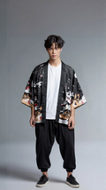 Kitsune Flame Japanese Kimono Cardigan