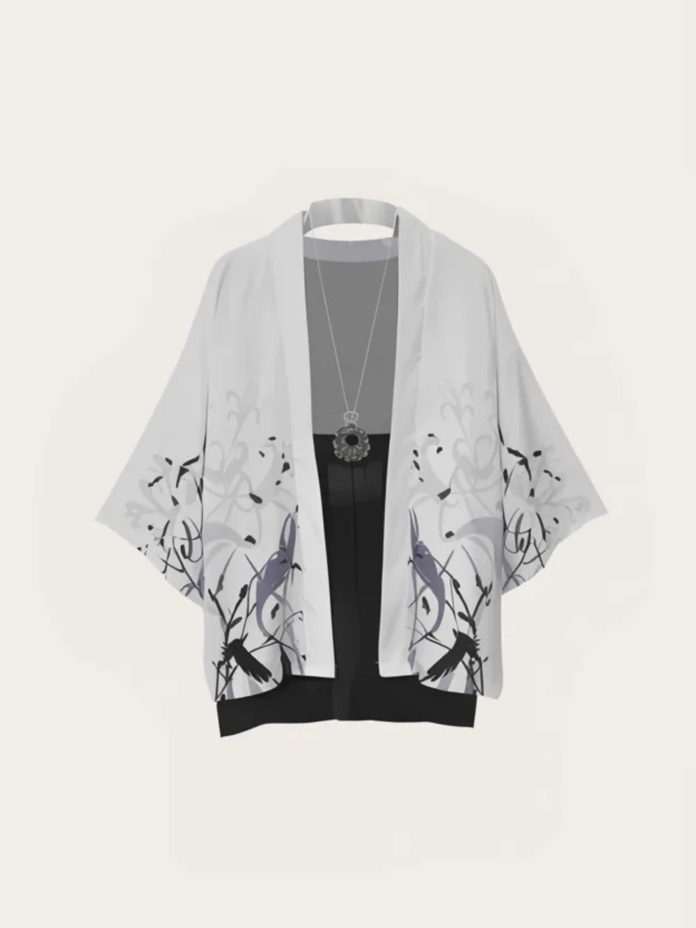 Wind Raven Japanese Kimono Cardigan