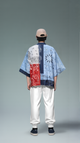 Patchwork Bandana Kimono Cardigan – Pink & Multicolor