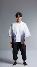 Gradient Style Print Japanese Kimono