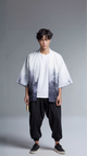 Gradient Style Print Japanese Kimono