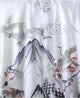 Kimono Top with Crane and Cherry Blossom Design