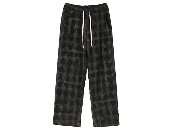 Checkered Design Japanese Pants - Small