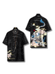 Roaring Tiger Lotus Graphic T Shirt - Large