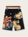 Ornate Koi & Baroque Men's Shorts - XL