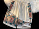 Cool Floral Print Design Japanese Modern Shorts - Medium