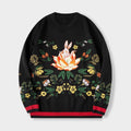 Lucky Rabbit Embroidered Japanese Sweatshirt - Medium