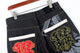 Letter Flower Printed Modern Denim Japanese Shorts - 46