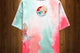 Tie Dye Embroidered Whale Japanese T Shirt - Large