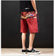 Red Geo Color Japanese Shorts - 2XL