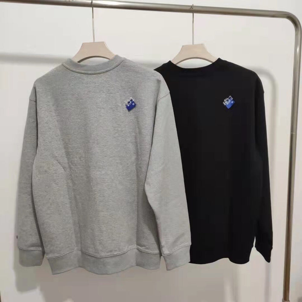 Small Patch Design Simple Japanese Sweater - A1