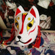 Printed Full Face Anime Fox Japanese Mask - #76