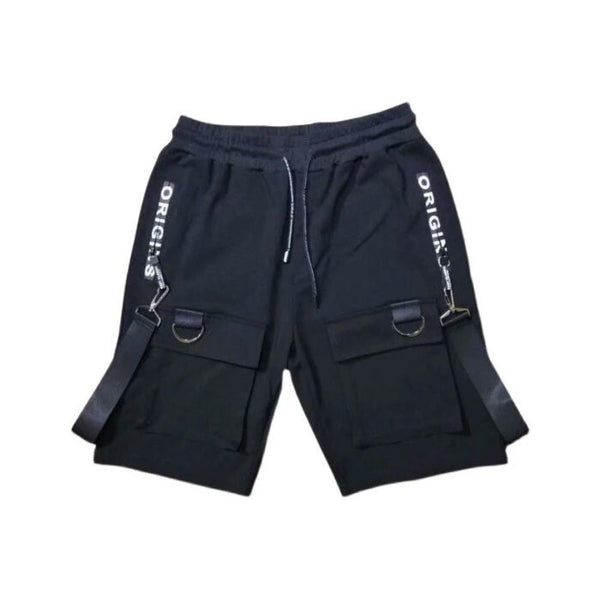 Cool Multi Pocket Simple Japanese Shorts - Small