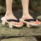 Two-Toothed Wooden Japanese Sandals - Small