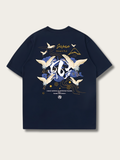 Mount Fuji Crane Harmony T Shirt - Small