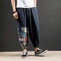 Comic Printed Design Japanese Harem Pants - XL