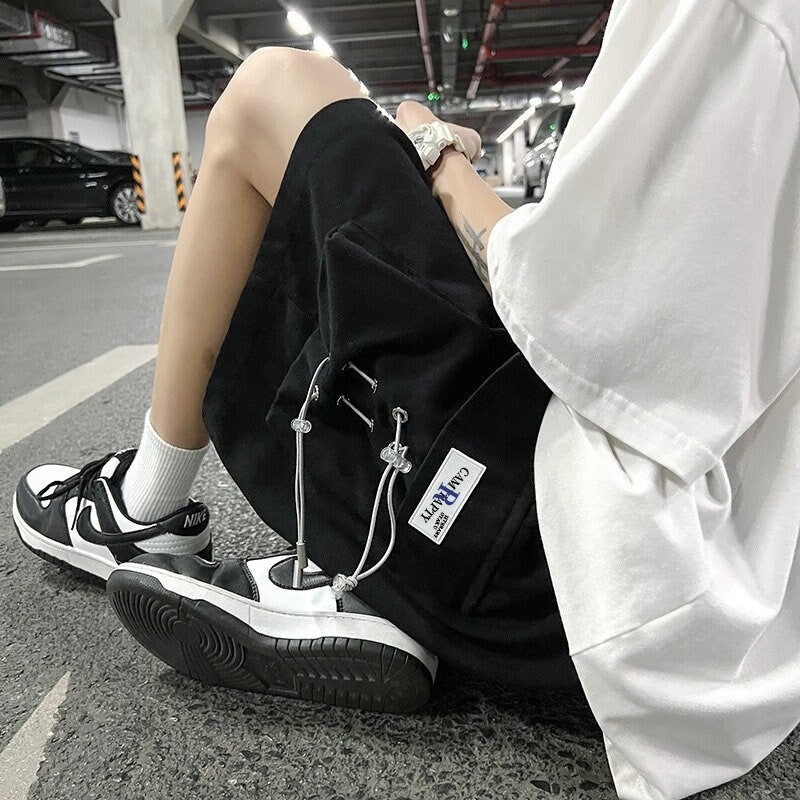 Oversized Multi Pocket Cargo Japanese Shorts - 2XL