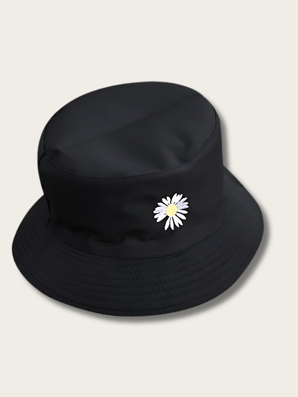 Daisy Embroidered Urban Bucket Hat - 