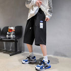 Vintage Plain Style Japanese Streetwear Shorts - Medium