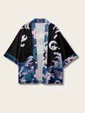 Moonlit Waves Kimono Cardigan - S