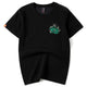 Guardian Lion Embroidery Japanese T Shirt - Large
