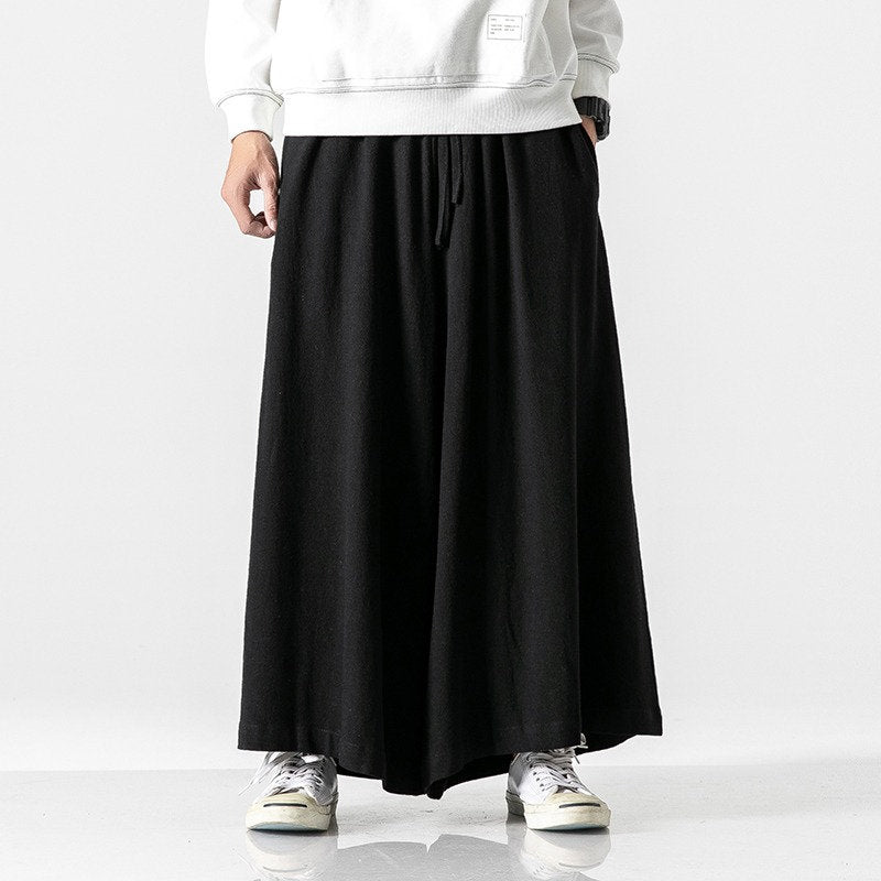 Linen Cotton Retro Japanese Harem Pants - Medium