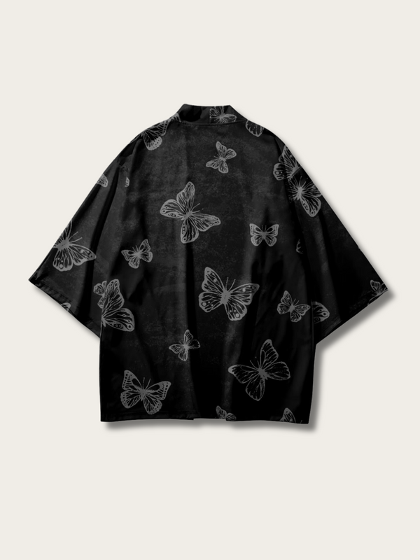 Butterfly Whisper Kimono Cardigan - M