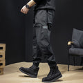 Casual Cargo Plain Japanese Streetwear Pants - 29