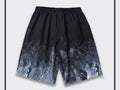 Mountain Contrast Printed Japanese Shorts - XL