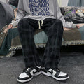 Checkered Design Japanese Pants - Medium