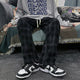 Checkered Design Japanese Pants - Medium
