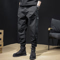 Casual Cargo Plain Japanese Streetwear Pants - 28