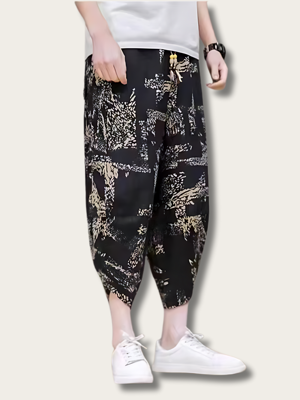 Abstract Urban Harem Pants - Large
