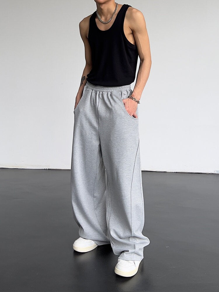Retro Streetwear High Waist Japanese Pants - Small